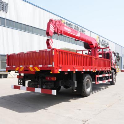 China Hot Selling Dongfeng CRANE TRUCK 8 Ton Mounted Crane Capstan Crane Petrol Crane Cement Concrete Lifting Diesel Crane for sale