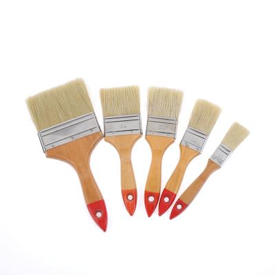 China Paint Factory Direct Selling Pig Wool Paint Brushes Pure Wool Brush Custom Size for sale