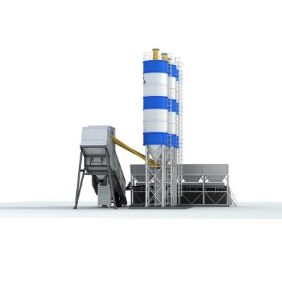 China Mini Factory China Low Cost Concrete Plant , Portable Concrete Batching Plant With New Design for sale