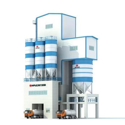 China Latest Small Automatic Control System Dry Mortar Mixer Plant With Dry Packing Machine Powder Filling for sale