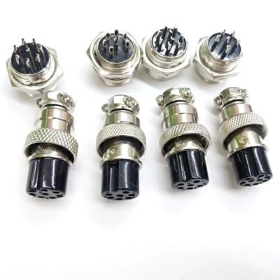 China Connectors & GX12 16 Series Aviation Connectors Waterproof Male Female Jack Plug Terminals Aviation Circular Connectors for sale