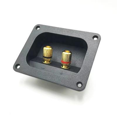 China Factory Price Speaker Accessory Bundle Part Speaker Connector Box 4way Terminal Posts Binding Junction Box for sale