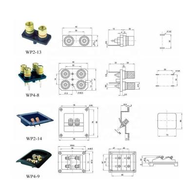 China Connectors & Car Audio Amplifier Connector Plug Terminals Speaker Accessories Part Binding Post Banana TB for sale