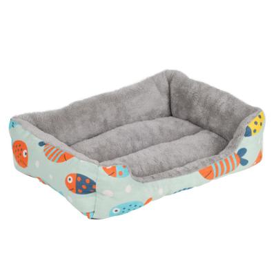 China High Quality Travel Pet Accessories Bed Winter Cat Dog Pet Sleeping Bed Warm for sale