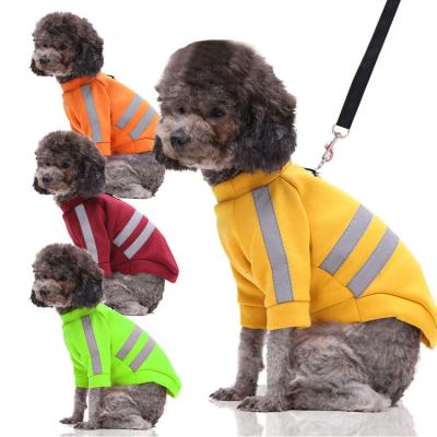 China Sustainable Reflective Pet Clothes Custom New Fashion Autumn And Winter Warm Dog Clothes Designer Dog Clothes for sale