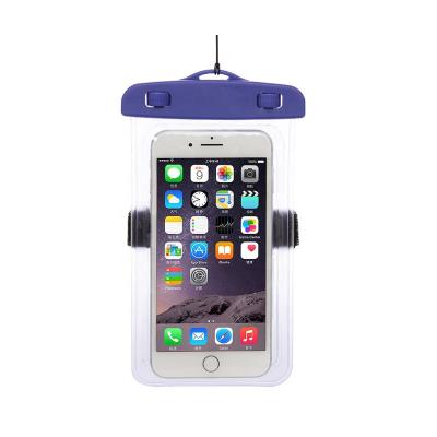 China Universal PVC Phone Proof PVC+ABS Water Proof Pocket Dry Bag Waterproof Cover Case For Mobile Phone for sale