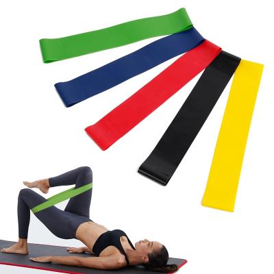 China 5Workout Exercise Booty Resistance Bands Latex Loop Band Set for sale