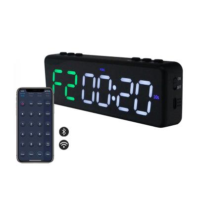 China Portable Interval Intelligent Portable Radio Led Display Gym Clock Timer for sale