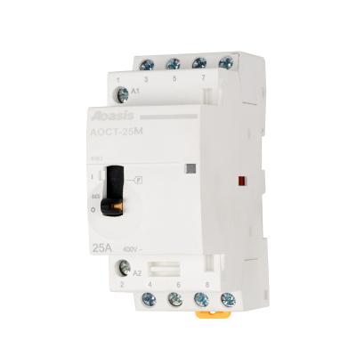 China CZOAO AOCT-25M 4NO Manual Operation Electrical Contactor Modular Contactor for Construction AOCT-25M 4NO for sale