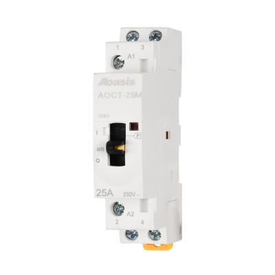 China CZOAO AOCT-25M 2NO 2P china contactor 250v magnetic electric contactor mc25 modular oasis AOCT-25M 2NO for sale