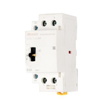 China CZOAO AOCT-63M ​​2NO porcelain contactor electrical contactor modular contactor for construction AOCT-63M ​​2NO for sale