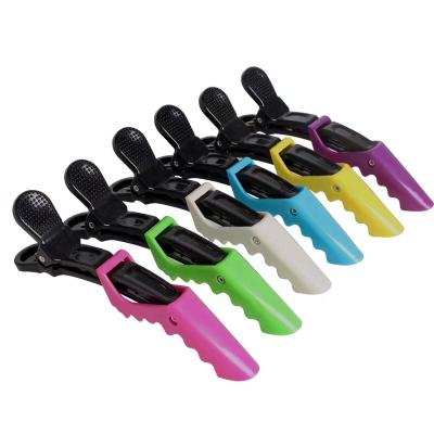 China Fashionable Wholesale Professional Plastic Crocodile Hair Styling Clips Hairpin Magic Hair Clip Hairdressing Tool Clip for sale