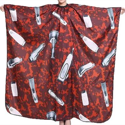 China Barber Shop Tools High Quality Barber Cutting Disposable Hairdressing Barber Cutting Cape Cloth Polyester Disposable Hairdressing for sale