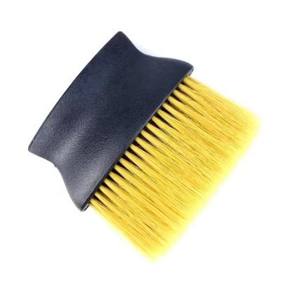 China Waterproof Salon Professional Hair Cutting Neck Duster Cleaning Brush Hair Cleaning Soft Fibre Hair Neck Face Wash Brush for sale