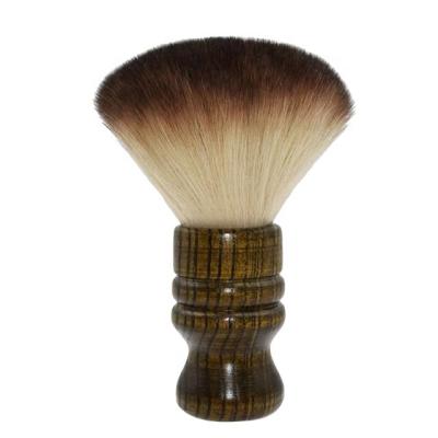 China Professional Salon Supply Round Hairdressing Tools Factory Barber Hair Brush Neck Beard Brush Neck Cloth Cleaning Brush for sale