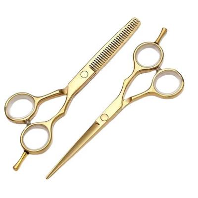 China Cutting Scissors/Thinning Scissors Wholesale China Factory Blade Japan 440C Stainless Steel Sharp Barber Scissors Shears Scissors for sale