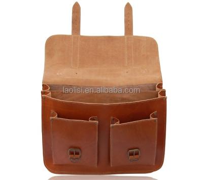 China You can take it when go shopping or working Alibaba designer leather laptop cases Italian handmade vegetable tan leather laptop bags for sale