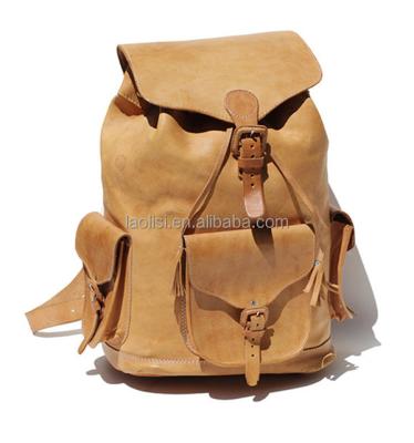 China Alibaba Women Vintage Backpack Waterproof Italian Tan Vegetable Leather for sale