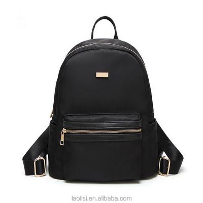 China High Quality Nylon Fashion Lady Backpack Girls School Bag Anti-theft for sale