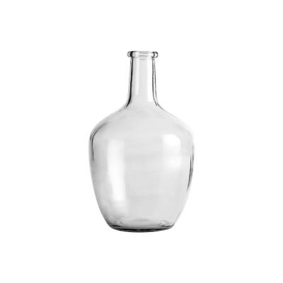 China CLASSIC Price Selling Nice Nordic Mouth Small Big Belly Bottle Flower Glass Wedding Vases for sale