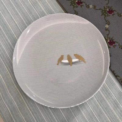 China Disposable Porcelain Keepsake Dish Decorative Clay Wall Plates With Design For Deco for sale