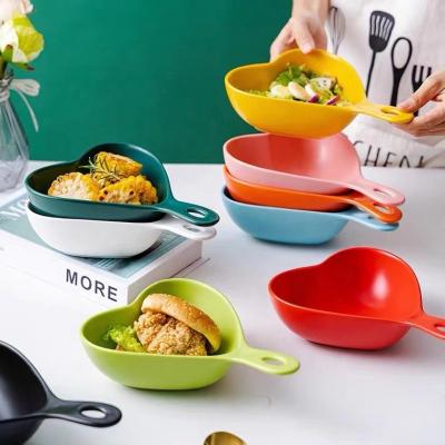 China Hot Selling Disposable Nordic Ceramic Dish Tableware Matte Luster Dish For Restaurant Household for sale