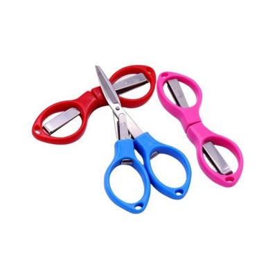 China Outdoor Activities Fishing Portable Folding Scissors, Mini Cutter Shear Shaped Glasses Universal For Fishing Line for sale