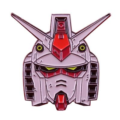 China Gundam Copper Lapel Pin Mobile Fighter Brooch perfect gift for stock number fans for sale