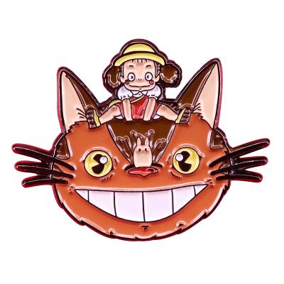 China ALLOY Totoro Catbus Pin Hayao Miyazaki Anime Collection for sale