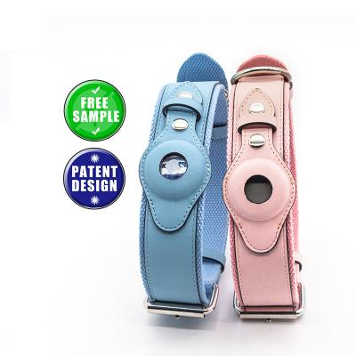 China Customized low price sales of strong anti bite heavy dogs are available for PU leather collar for sale