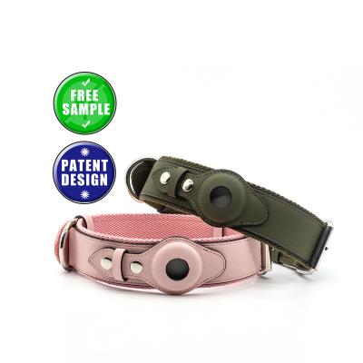 China Wholesale Personalized Pet Accessories Convenient Disassemble PU Leather Dog Collar Suitable For Large Dogs for sale