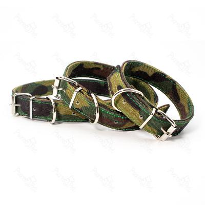 China Viable Custom Competitive Price Camouflage Custom Nylon Military Dog Collar for sale