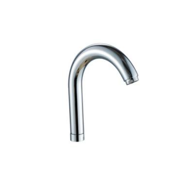 China SPR-2012 Modern OEM SS 304 Chrome Pipe Short Elbow C Round Pipe Kitchen Faucet Outlet Polishing for sale