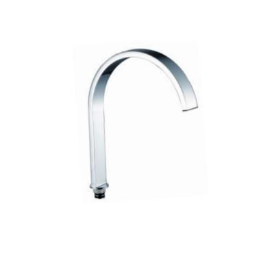 China SPR-2014 Modern Zinc SS 304 Chrome Polishing Square Short Round Elbow C Hose Kitchen Faucet Outlet Hose for sale