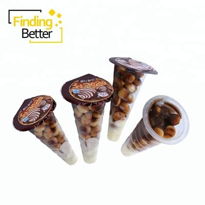 China Halal Mini Crispy Ball Biscuit Ice Cream Cone Cup Sweet Milk Chocolates Candy Chocolate Products Pieces for sale