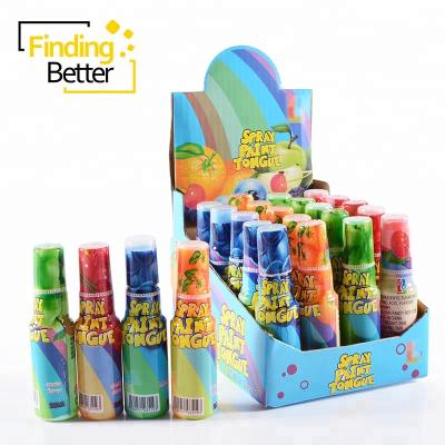 China Magic Candy Spray Water Sour Sweet Painter Tongue Paint Liquid Spray Fruity Flavored Candy SL008 for sale