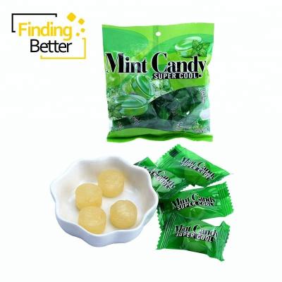 China Natural Halal Sugar Fresh Breath Xylitol Mint Clear Fruit Hard Candy Super Potent Bulk Candy for sale