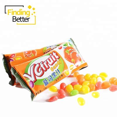 China Normal Candy Jelly Beans Soft Candy Jelly Halal Bean Fruit Flavored Gummy Sweet Jelly Bean for sale