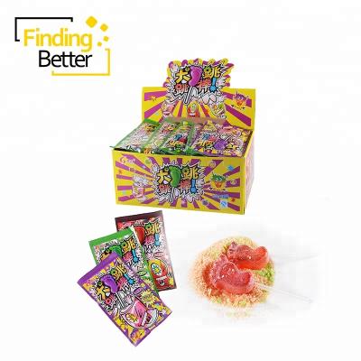 China Natural Confectionery Pop Rocks Candy Foot Shape Halal Lolly Rock Popping Candy Lollipop for sale