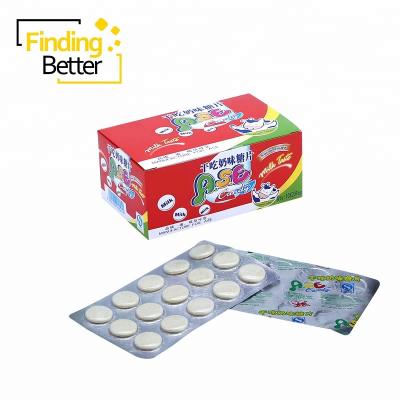 China Natural Hot Sale Thailand Mini Sweet Cow Milk Candy Milk Powder Tablet Candy for sale