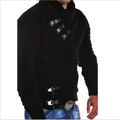 China 2021 Autumn And Winter Sweater Fashion Men's Long Sleeve Knitted Pullover Tops Plus Size Sweater for sale