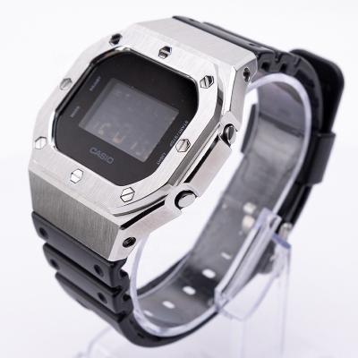 China Simple yet stylish and fashionable design GSHOCK DW5600 watch accessories 316L stainless steel case and bezel 5600 strap for gshock smart watch for sale