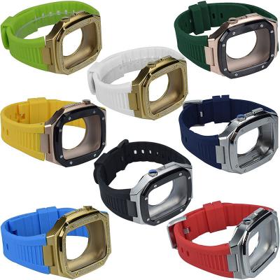 China Eco - Friendly Sport Wristbands Silicone Band For iwatch Apple Watch 7 Strap for sale