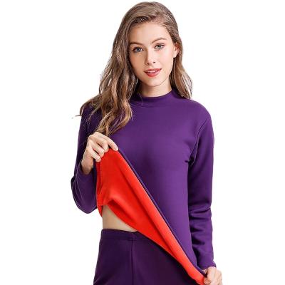 China 2020 Winter Thermal Factory New Style Keep Warm Women's Long Sleeve Heated Polypropylene Thermal Underwear Set for sale