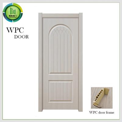 China Pintura resistente dentro de puertas, puerta de la presión de entrada de la pintura del ODM WPC en venta