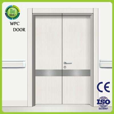 China Puerta doble del hospital impermeable, insecto anti de las puertas de cristal del doble de WPC en venta