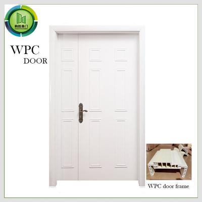 Chine Porte coulissante en bois insonorisée d'ODM WPC, porte coulissante inégale de salle de bains à vendre