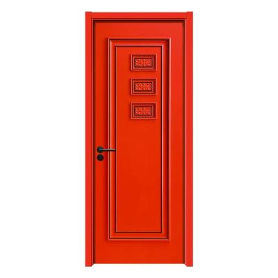 China Eco-Friendly Painting WPC Door With Wood Powder And Biodegradable Polymers for sale