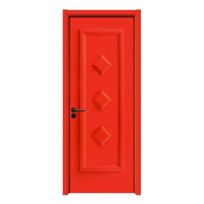 China Painting WPC Door For Energy Efficiency Durable Low Maintenance Moisture Resistant for sale