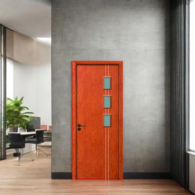 China Waterproof Internal Glass Doors with Metallic Feeling and Sharp Color Contrast for sale